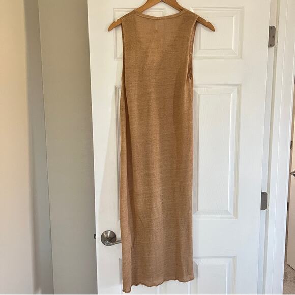 Cult Gaia Knits Holly Knit Cardigan Light Camel NWT Small - Picture 7 of 9